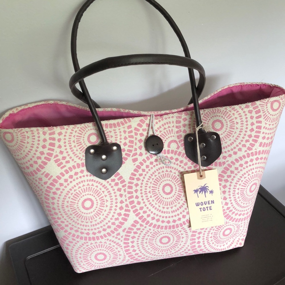 Woven Tote, NWT